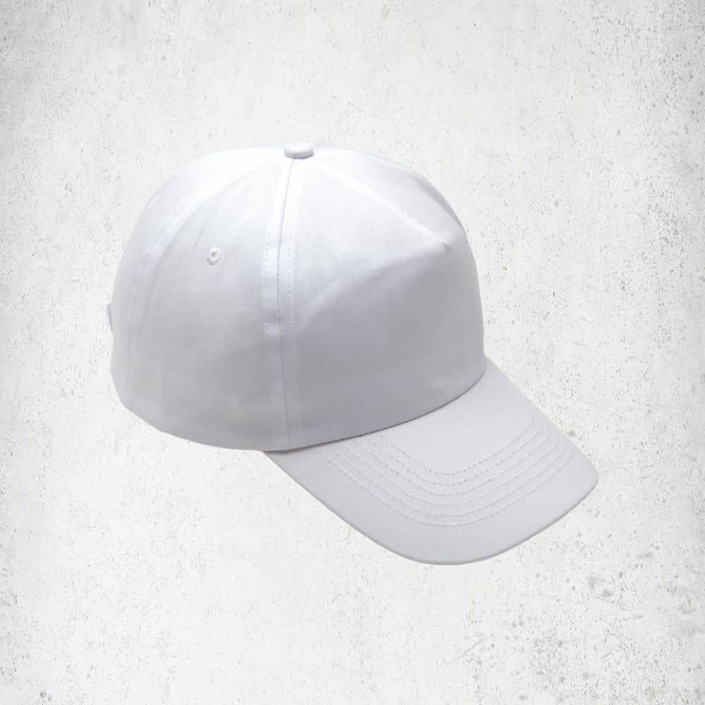 5 Panel Cotton with Hard Front Cap (HW001) Apparel, Caps, Clothing, Headwear Direct Designs