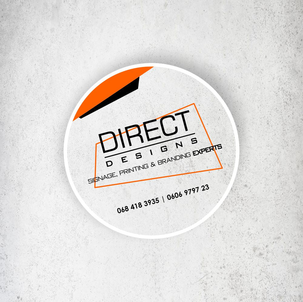 50mm x 50mm Round Stickers / Labels Labels, Large Format Printing, Stickers, Vinyl  Stickers Direct Designs