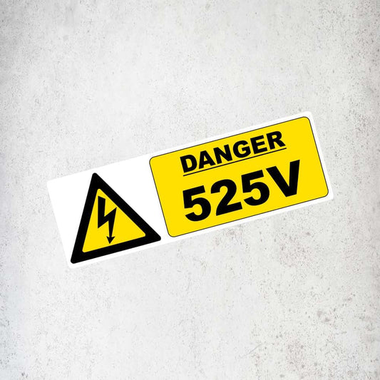 525V Label / Sticker (Variant 4) Labels, Reflective, Stickers, Vinyl  Stickers Direct Designs