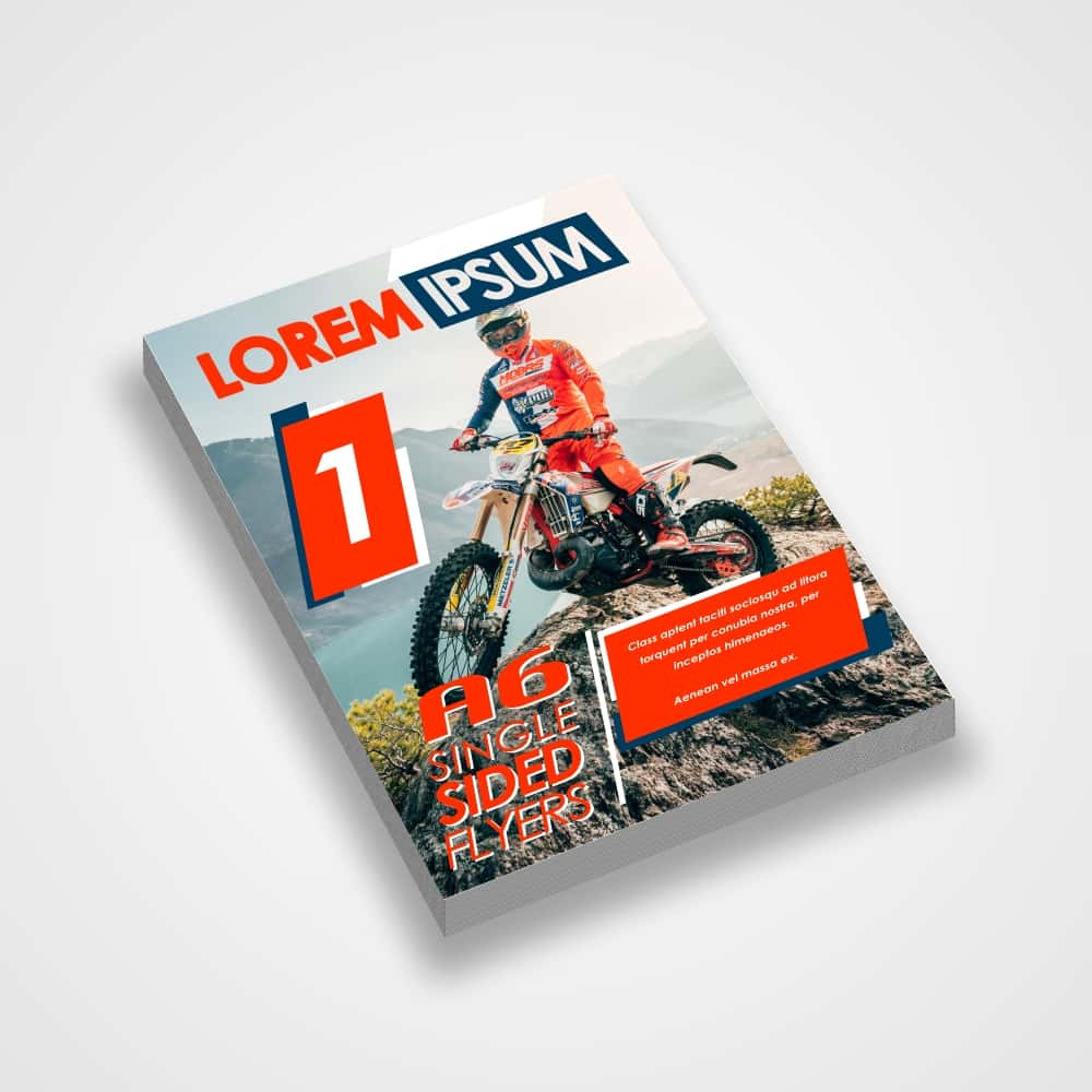 A6 Flyers A6 Flyers, Double Sided, Flyers, Gloss, Single Sided Direct Designs