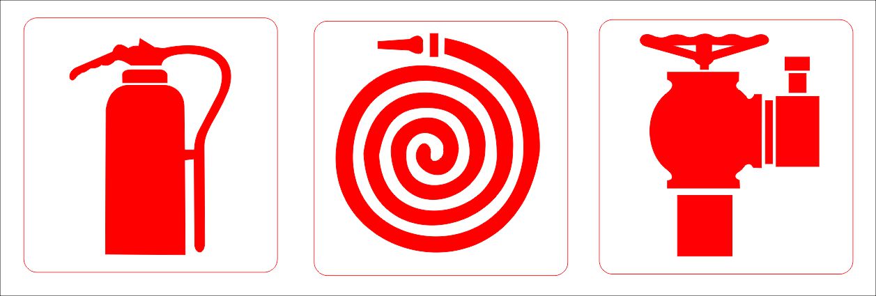 F75 Fire Extinguisher, Hose Reel & Fire Hydrant Combination Sign Fire Safety Direct Designs