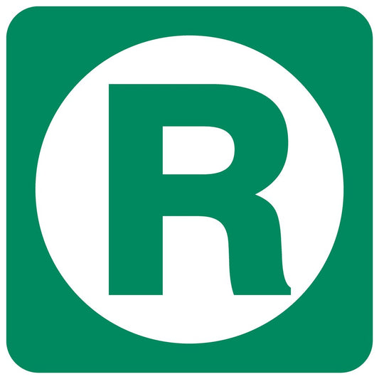 GA12 - Refuge Chamber Safety Sign 190x190, 290x290, 440x440, 660x660, ABS, ChromaDek, General Information, Reflective, Safety Sign Direct Designs