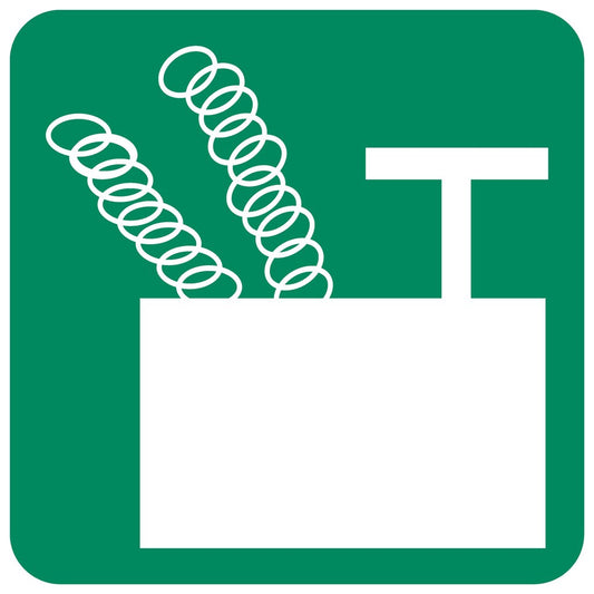 GA7 - Blasting Point Safety Sign 190x190, 290x290, 440x440, 660x660, ABS, ChromaDek, General Information, Reflective, Safety Sign Direct Designs