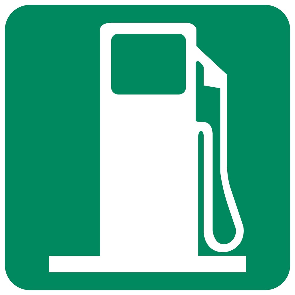 GA9 - Refueling Point Safety Sign 190x190, 290x290, 440x440, 660x660, ABS, ChromaDek, General Information, Reflective, Safety Sign Direct Designs