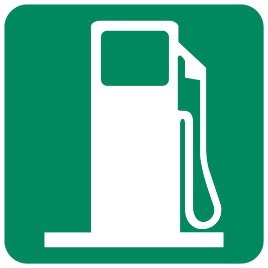 GA9 - Refueling Point Safety Sign 190x190, 290x290, 440x440, 660x660, ABS, ChromaDek, General Information, Reflective, Safety Sign Direct Designs