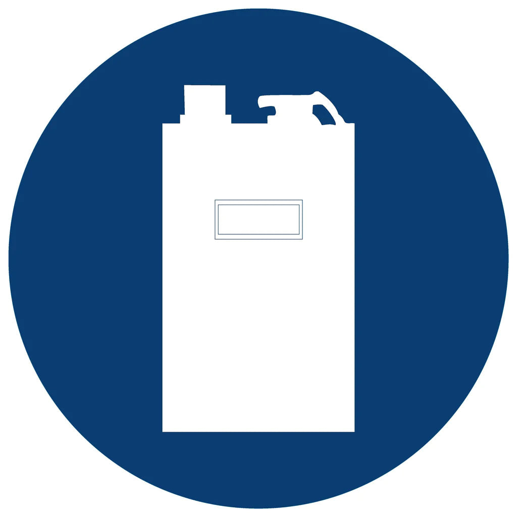 MV17 - Carbon Monoxide Gas Monitor Shall Be Worn Safety Sign 190x190, 290x290, 440x440, 660x660, ABS, ChromaDek, Mandatory Signs, Reflective, Safety Sign Direct Designs