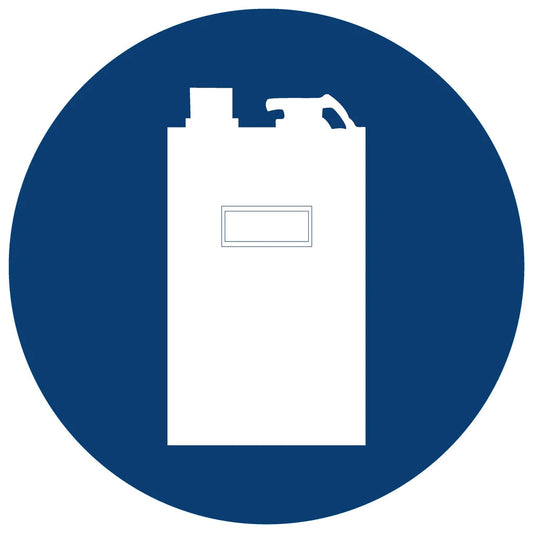 MV17 - Carbon Monoxide Gas Monitor Shall Be Worn Safety Sign 190x190, 290x290, 440x440, 660x660, ABS, ChromaDek, Mandatory Signs, Reflective, Safety Sign Direct Designs