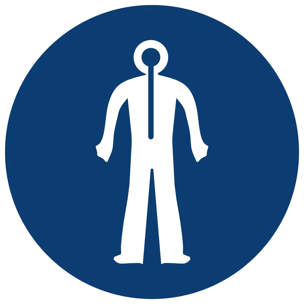 MV24 - Thermal Suit Shall Be Worn Safety Sign 190x190, 290x290, 440x440, 660x660, ABS, ChromaDek, Mandatory Signs, Reflective, Safety Sign Direct Designs