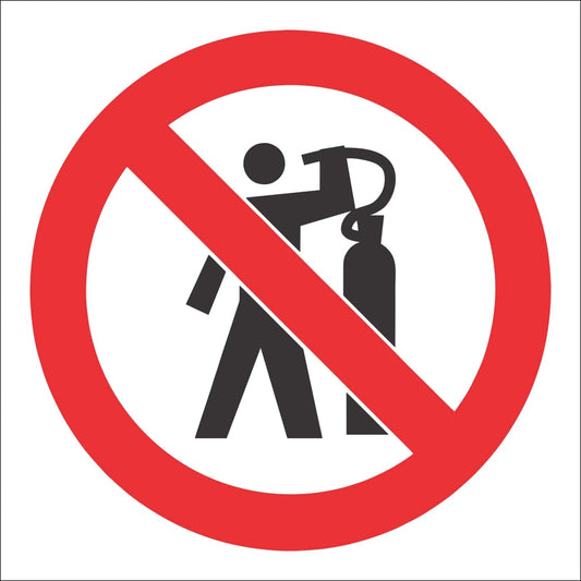 PV11 - No Use Of Compressed-air To Dust Body Safety Sign 190x190, 290x290, 440x440, 660x660, ABS, ChromaDek, Prohibitive Sign, Reflective, Safety Sign Direct Designs