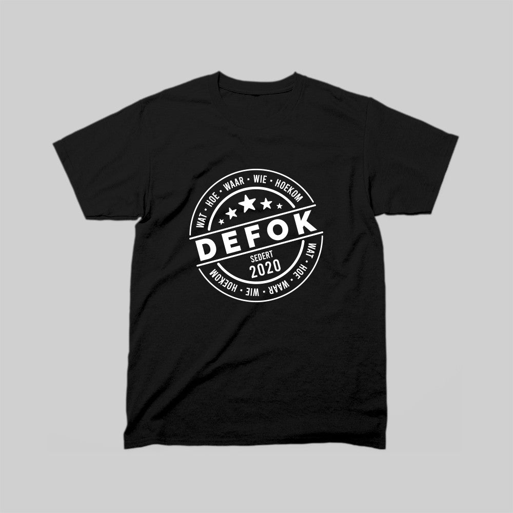 DEFOK Alternatiewe Ronde Logo T-Hemp