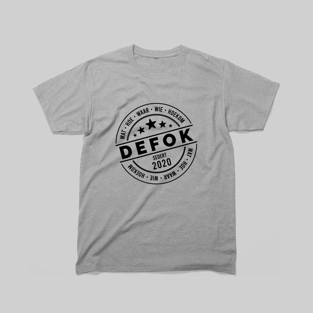 DEFOK Alternatiewe Ronde Logo T-Hemp