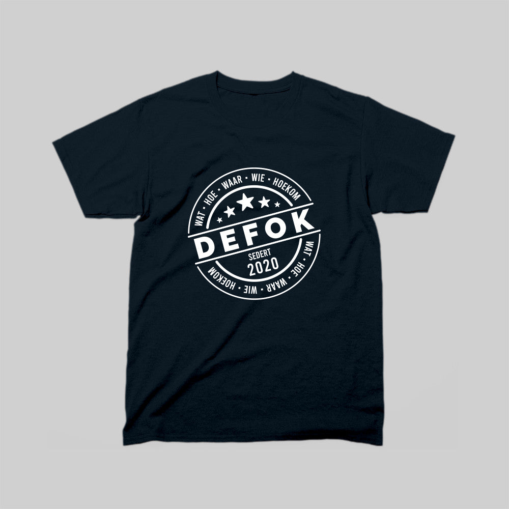 DEFOK Alternatiewe Ronde Logo T-Hemp