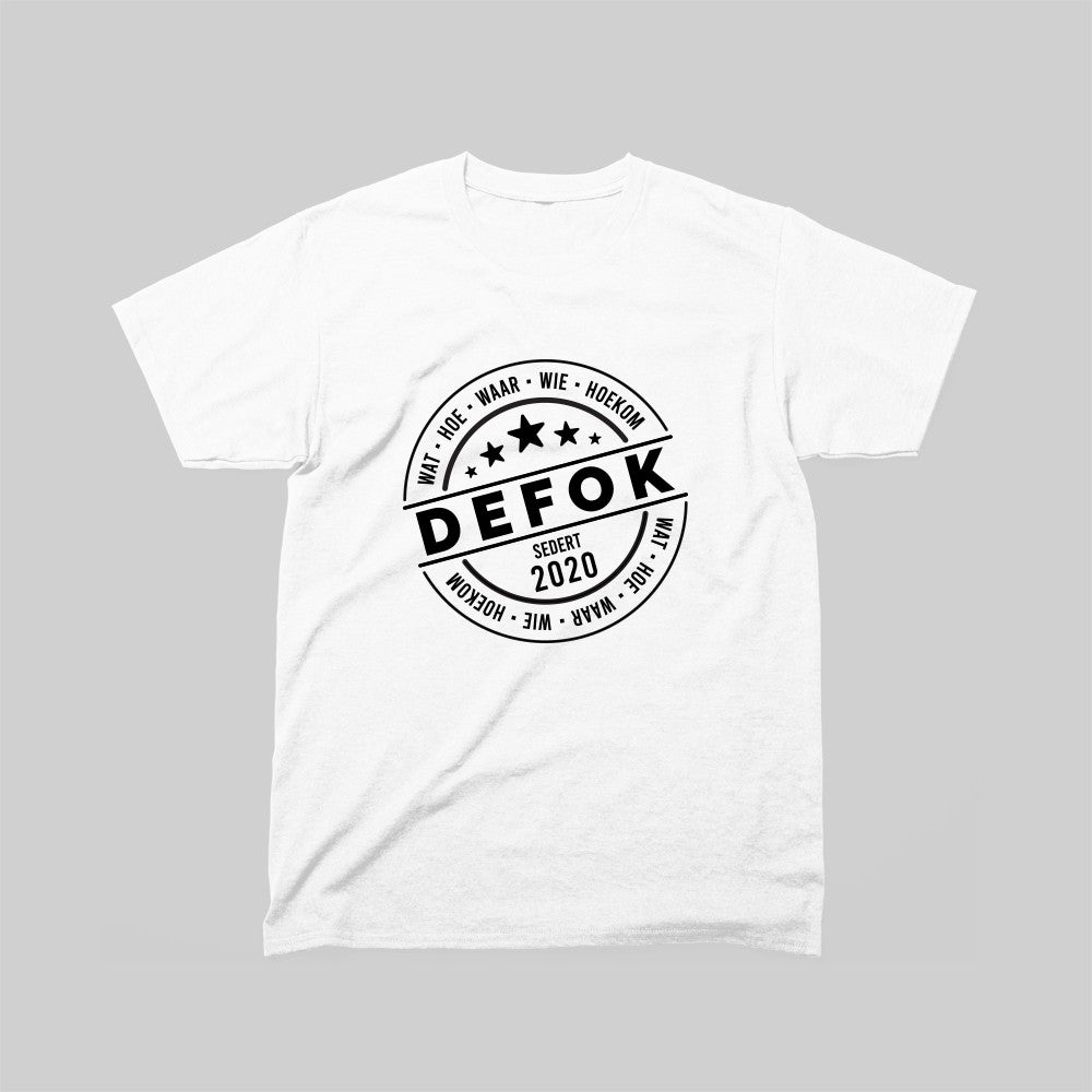 DEFOK Alternatiewe Ronde Logo T-Hemp