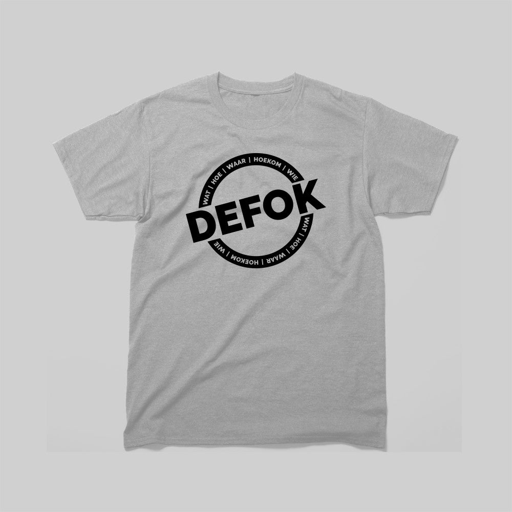 DEFOK Ronde Logo T-Hemp