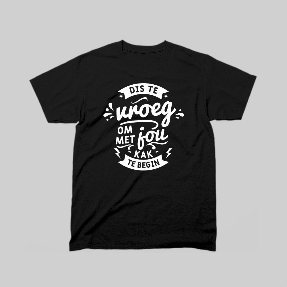 DEFOK Dis Te Vroeg Om Met Jou Kak Te Begin