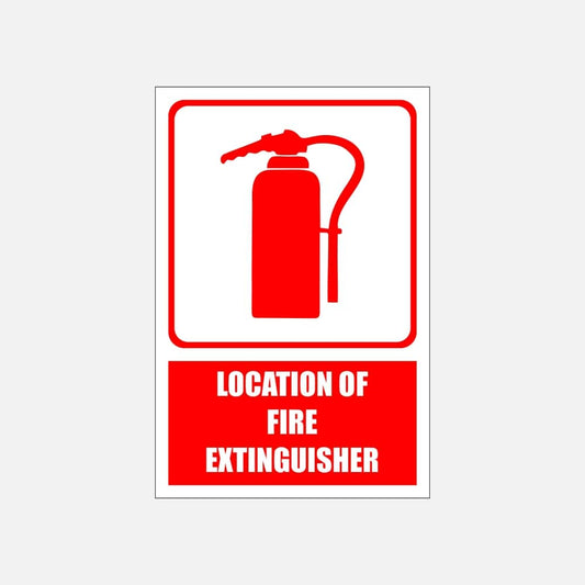 FB2E - Location of Fire Extinguisher Explanatory Safety Sign 200x300, 300x450, 400x600, ABS, Camelion Signs, ChromaDek, Explanatory Signs, Fire Safety, Safety Si Direct Designs