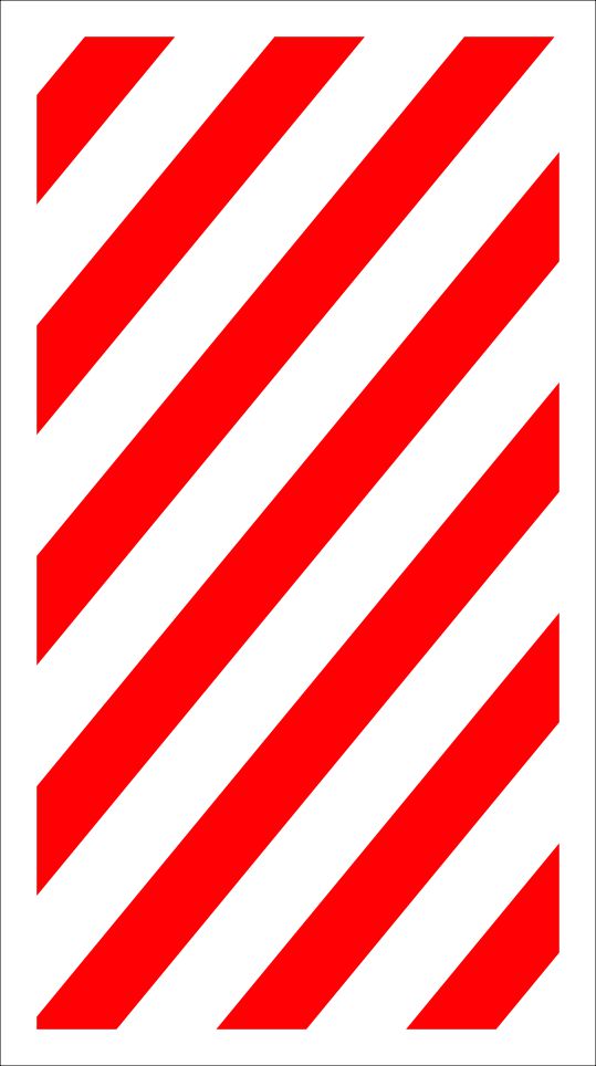 Fire Chevron Backing Board (F20) Safety Sign Direct Designs