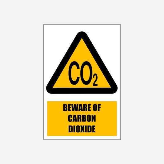 WW15E - Beware of Carbon Monoxide Explanatory Safety Sign 200x300, 300x450, 400x600, ABS, ChromaDek, Explanatory Signs, Hazard Sign Direct Designs