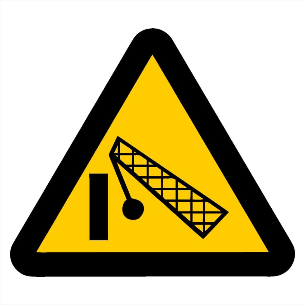 WW32 - Beware of Demolition Area Safety Sign 190x190, 290x290, 440x440, 660x660, ABS, ChromaDek, Hazard Sign, Reflective, Safety Sign Direct Designs