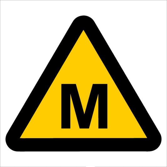 WW9 - Beware of Methane Safety Sign 190x190, 290x290, 440x440, 660x660, ABS, ChromaDek, Hazard Sign, Reflective, Safety Sign Direct Designs