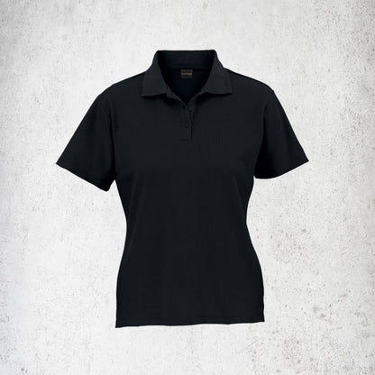175g Barron Pique Knit Golfer Ladies (L-175) - Black