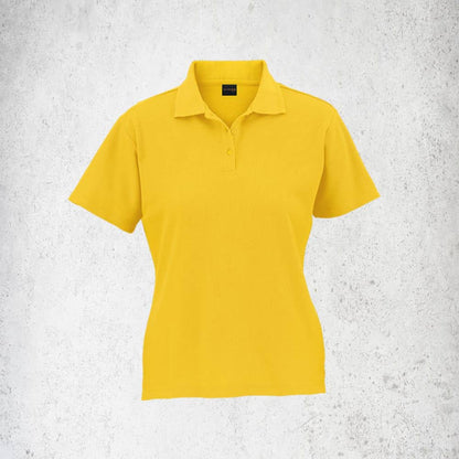 175g Barron Pique Knit Golfer Ladies (L-175) - Yellow