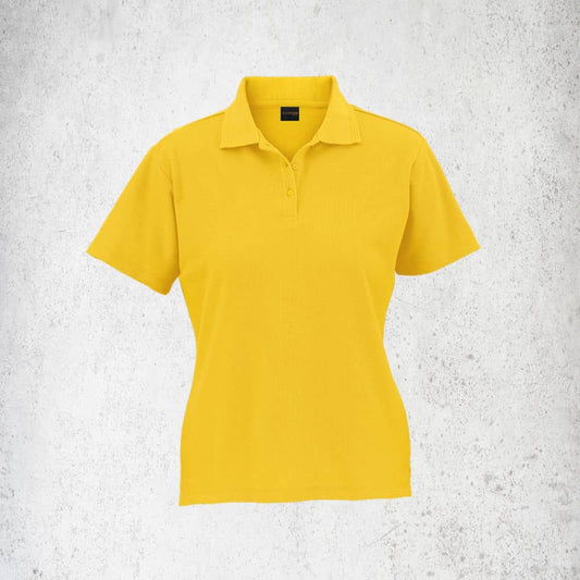 175g Barron Pique Knit Golfer Ladies (L-175) - Yellow