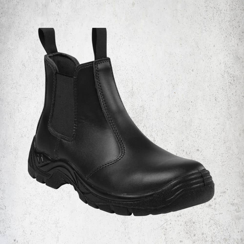 Barron Chelsea Safety Boot (SF003) - Black